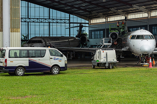 Airside transport minivan