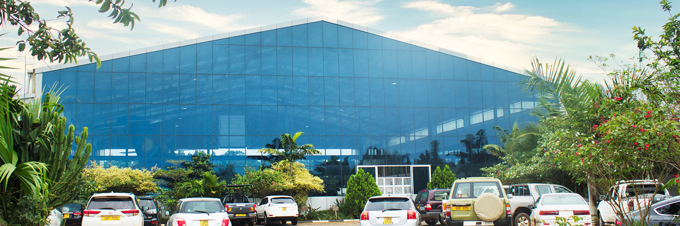 Eagle Air hangar in Entebbe